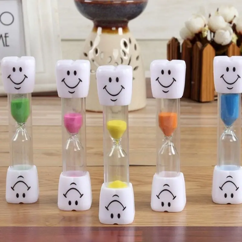 Sand timer liquid hourglass timer colored hourglass smiling face hourglasses children kids toothbrush timer sand clock egg timers 3/5 minutes for tea cafe reminder