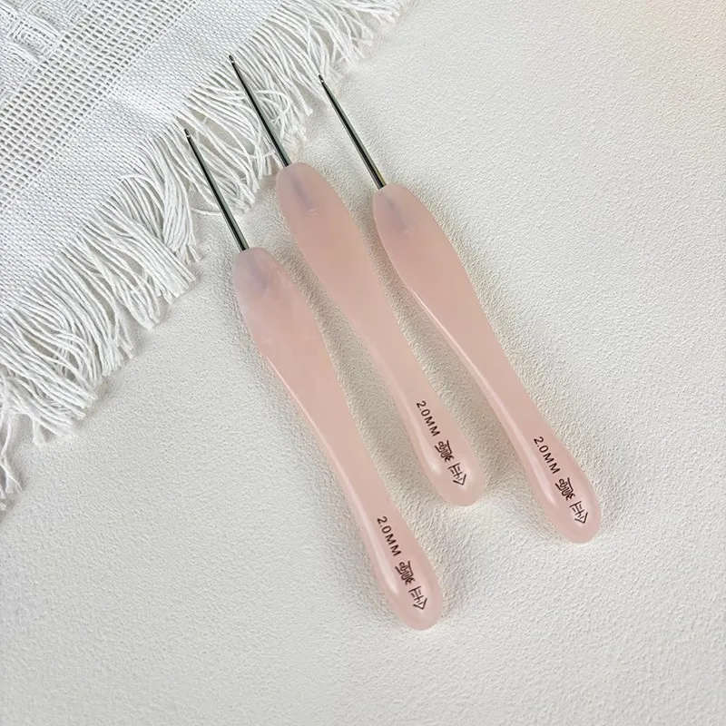 JinLan Crochet Needle Resin Cass Stainl Steel Needle Handmade Doll Yarn Crochet Tool Home Fabric Sewing DIY Materials