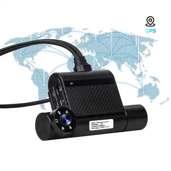 2025 4G 대시캠 전후방 1080P 3채널 비디오 녹화 차량용 블랙박스 GPS 트래커 (자동차, 트럭, 차량용)