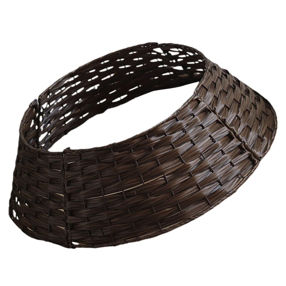 

Christmas Tree Collar Skirt Rattan Wicker Xmas Tree Collar Basket Ring Base Stand Cover Tree Ring Decoration