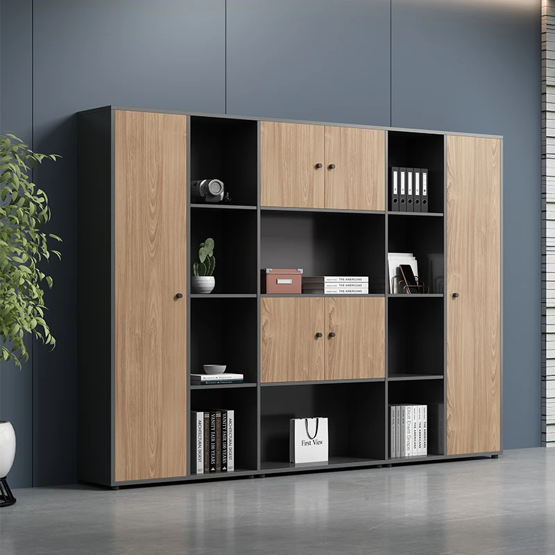 Stand Wooded Filing Cabinet Italian Designer Locker Organizer Office Cupboards Storage Space Meuble De Rangement Home Furniture fashion vintage men jeans high quality retro washed blue slim fit ripped jeans men trousers italian style designer denim pants