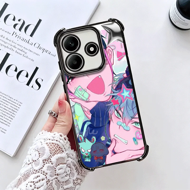 Korean Alien Stage Ivan Till Plating Anti-Fall Fun Soft Phone Case