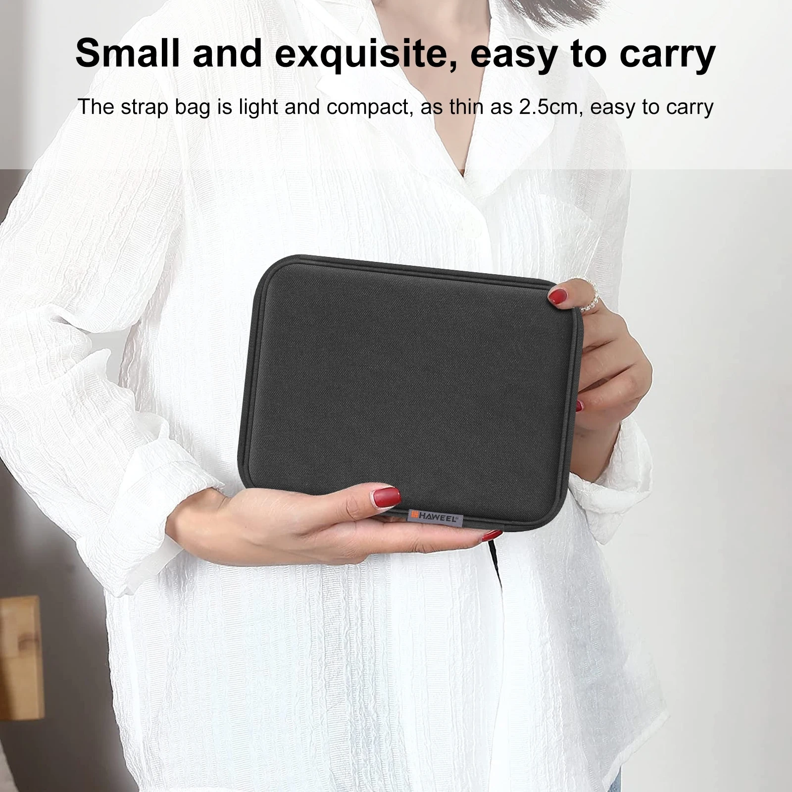 HAWEEL Watch Band Organizer Box Earphones / U Disk / Digital Cable Storage Case storage box,self adhesive storage box,transparent storage box,storage organizer,lockable storage box,bag organizer,wallet storage bag