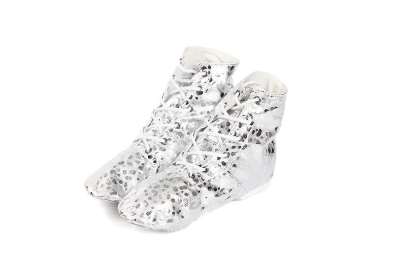 Belly Dance Boots For Girls Ladies Gold Silver Colors Jazz Dance Shoes Soft Split Soles Pole Dance Shoes Ballet Shoes 31-45 3
