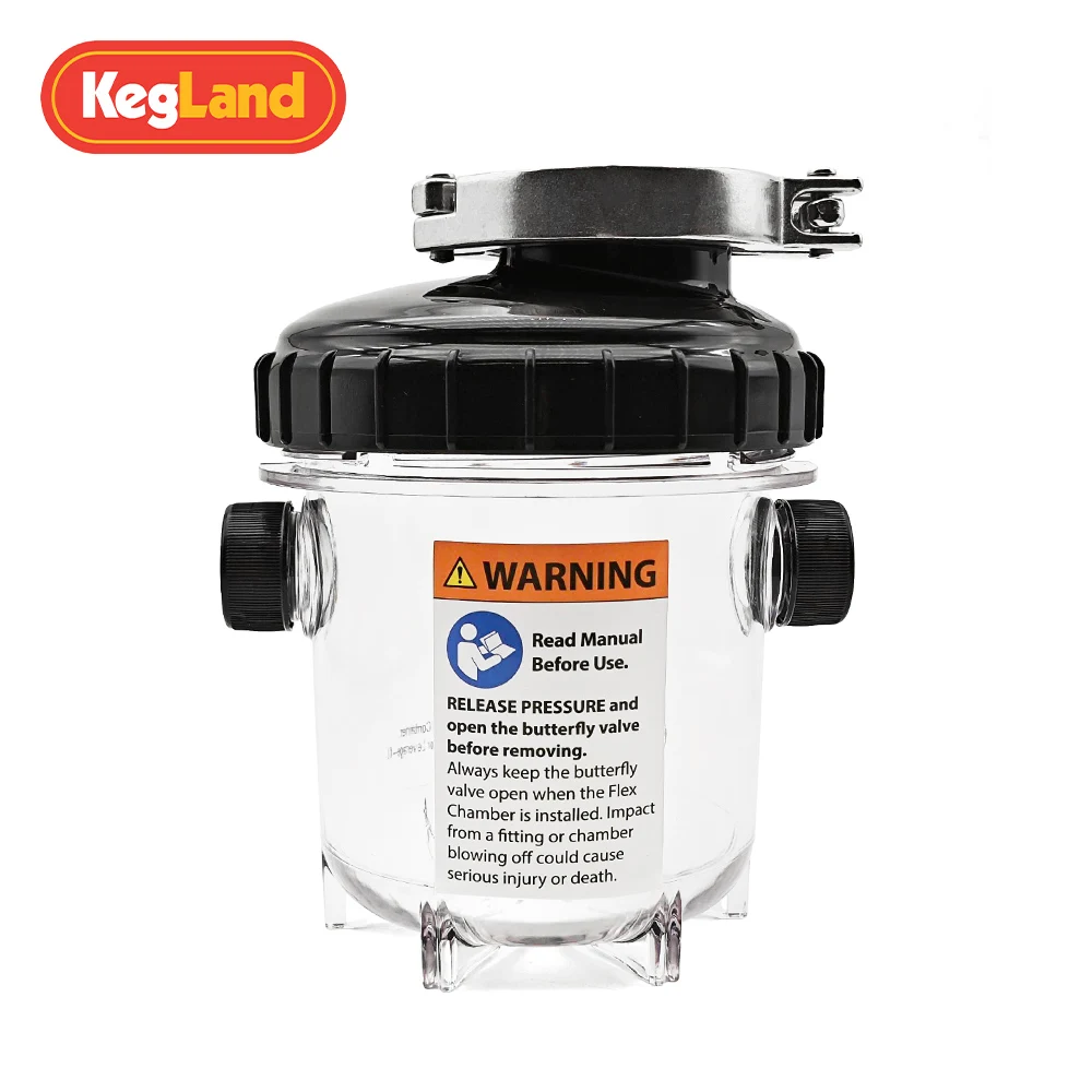 Kegland brewbuilt-flex_chamber (Hoch leistungs klemmen) Bier Haus brauflaschen sammler – Detail 1