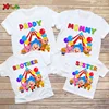 Matching Family Outfits Party Plim Shirt Summer Matching Outfits Beach TShirt Children Toddler T Shirts Mommy Clothes Daddy Baby 1