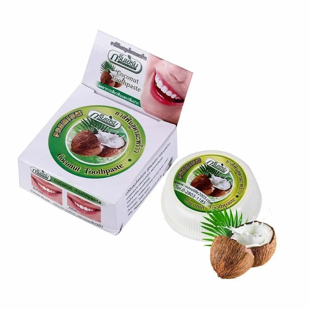 10g Natural Herbal Clove Thailand Toothpaste Tooth Whitening Toothpaste Dentifrice Antibacterial Tooth Paste teeth whitening product teeth health product