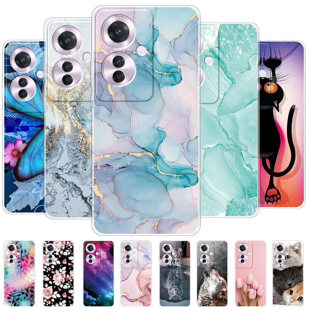 Crystal Clear Soft Silicone Shockproof Phone Case for OPPO Reno11 F 5G – Ultra Protection Coque