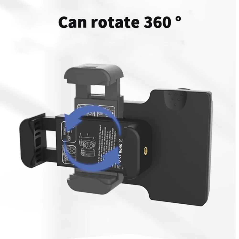 Selfie Stick Selfie Stick Tripod Smartphone Selfie Handle Phone Camera Snap Grip for iPhone 16/15/14 with Detachable Shutter Remote for Android Vlog Video Shoot