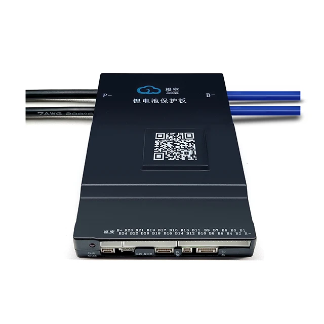 JK 스마트 액티브 BMS 8-24S 100A 스마트 BMS (0.6A 액티브 밸런싱, 블루투스 및 디스플레이 포함) 8-24S 0.6A 100A BMS JK-BD6A24S10P