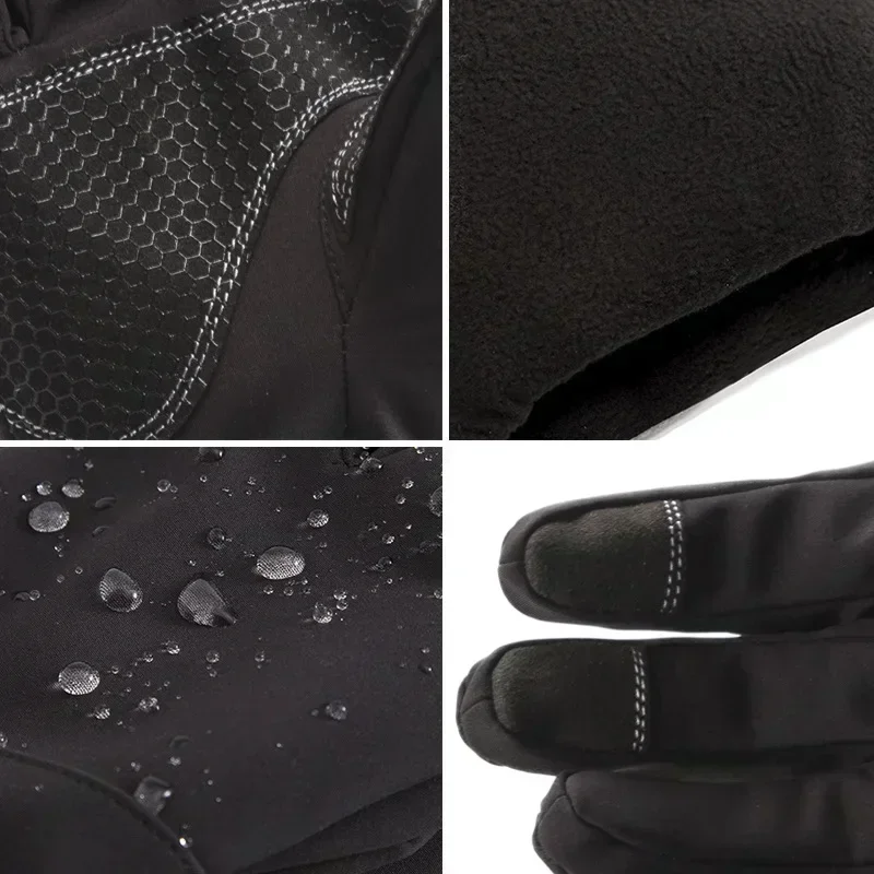 New thickened winter tactical outdoor disguise waterproof anti -skid gloves touch screen camping ski gloves