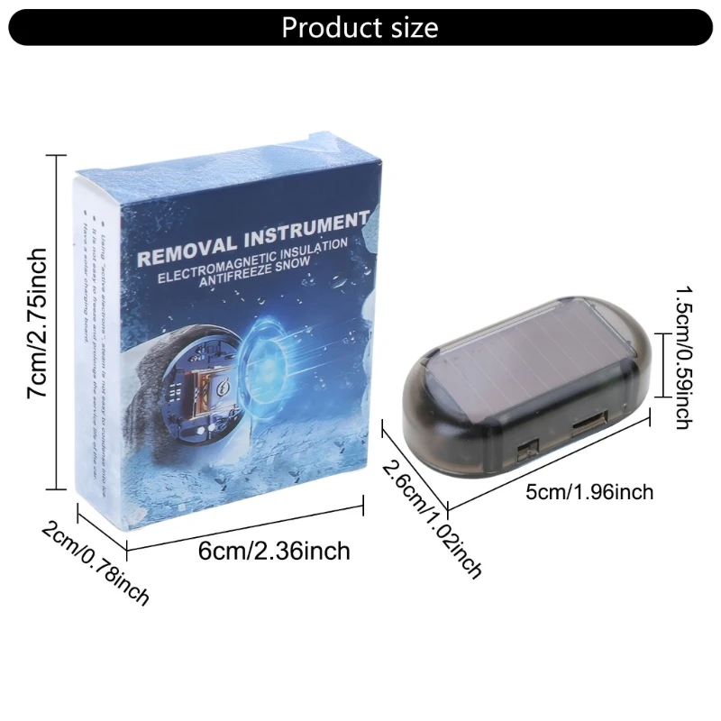 920L Efficient Anti Freeze Car Windshield & Mirror Defroster with Quick Heating Button Control for Safe Winter Driving