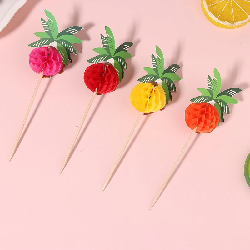 50 Stück verschiedene Ornament Papier Regenschirm Cocktail Sonnenschirme trinken Obst kuchen Topper dekorieren Geburtstags feier DIY Haushalts waren – Detail 15