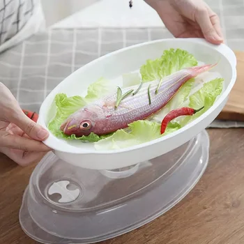 증기선 전자 레인지 생선 야채 밥솥 오븐 야채 그릇 커버 플레이트 냄비 주방 뚜껑 쌀 바구니 조리기구 세트 만두