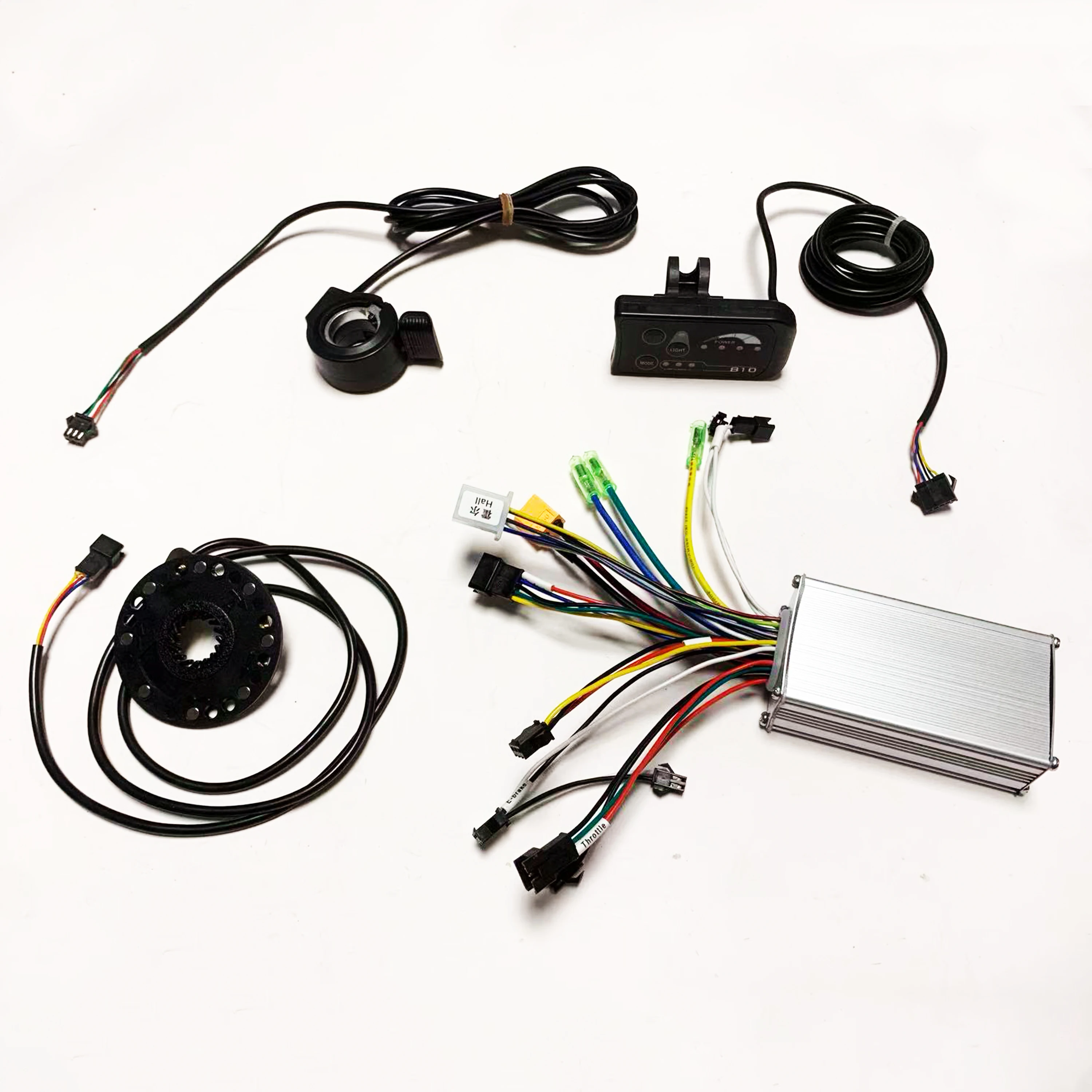 24V 36V 48V 350W 500W Brushless Motor sine wave Controller 25A/30A . S810 LED Di