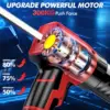 Cordless Caulking Gun[2024 Upgraded], 21V Battery Powered Caulk Gun w/2 x 2.0AH Batteries, Electric Caulking Gun w/LED Li 6
