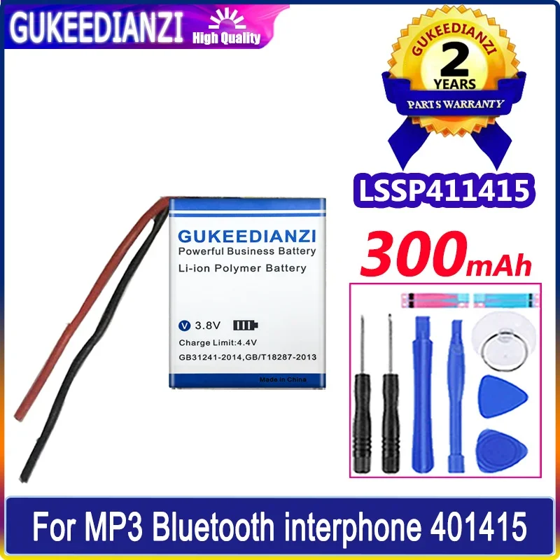 Gukeedianzi Batteria 100Mah/300Mah Per Mp3 Bluetooth 401415/401515 Per Fitbit Charge 3 2 Hr Charge3 Charge2 Batteria