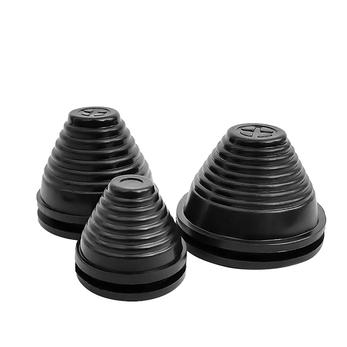 Description Picture 6 of item1/2pcs Black tapered rubber wiring grommets gasket electric box Cable Protector dust plug 12/25/30/35/40/50/60/70/80/90-130mm