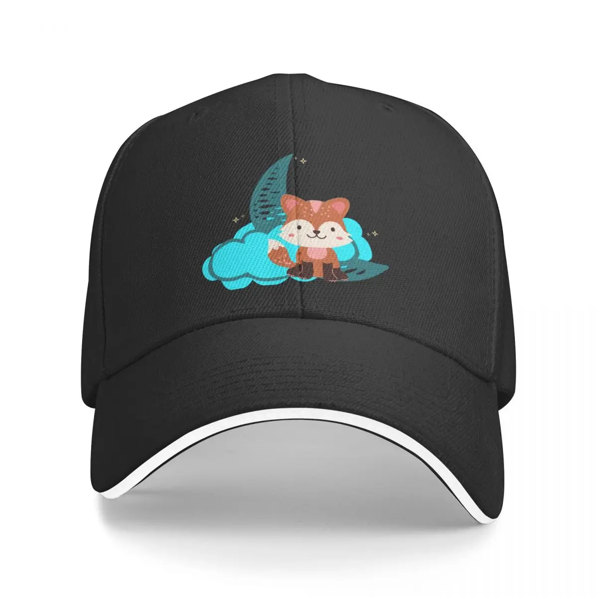 

Fox of blue Baseball Cap western Hat Anime Mountaineering Women's Hats Men's
