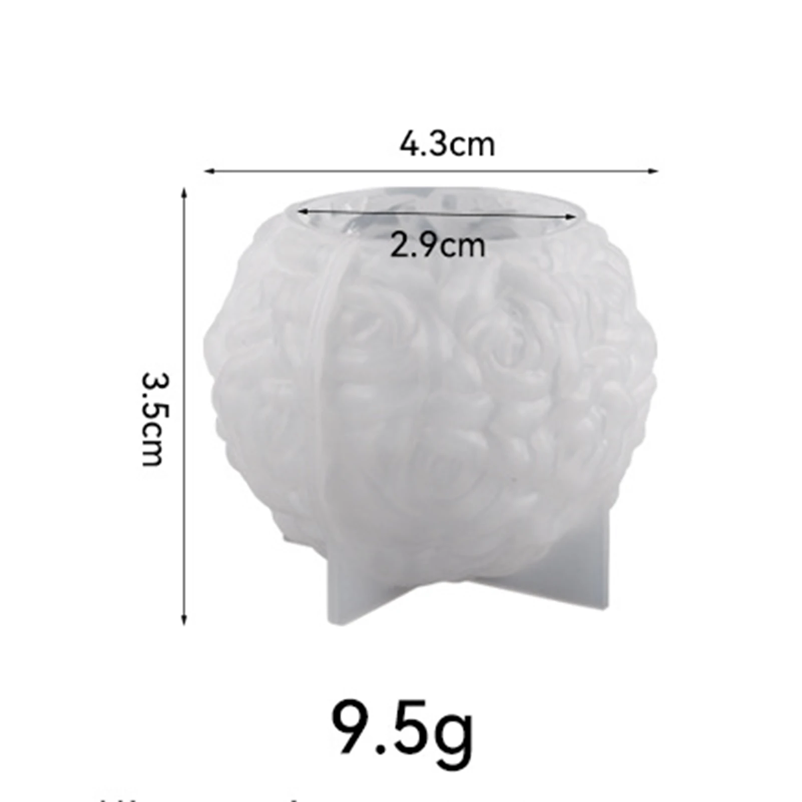 Jhcozkas Moldes De Flores De Silicona, Molde Para Velas De