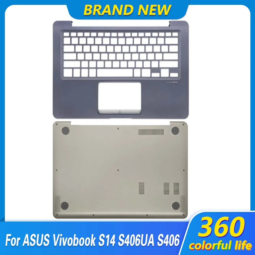 

Новая Оригинальная Подставка под Ноутбук ASUS Vivobook S14 S406UA S406, верхняя Нижняя крышка для ноутбука C D