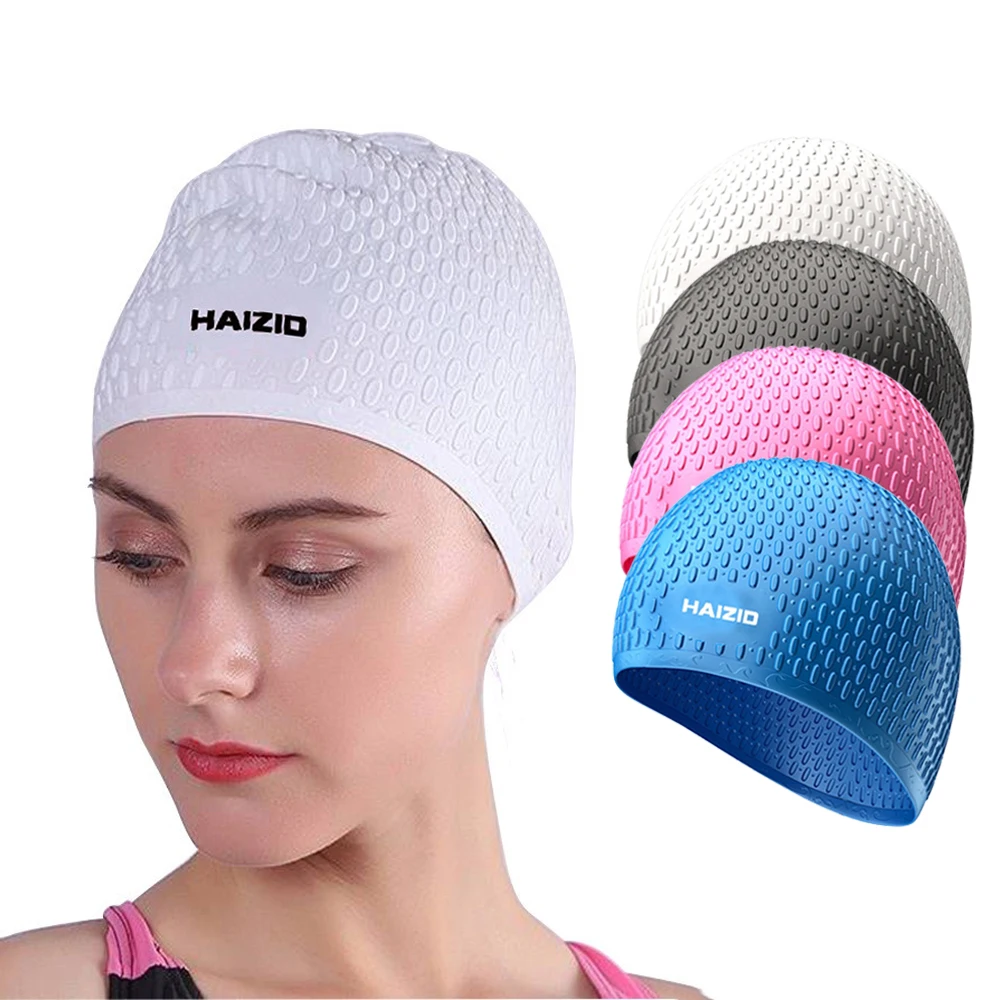 Gorro De Natação Extra Grande BRDLOCK - Ideal Para Cabelos Longos E Tranças