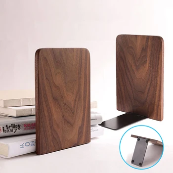 Wooden Desktop Bookends 1