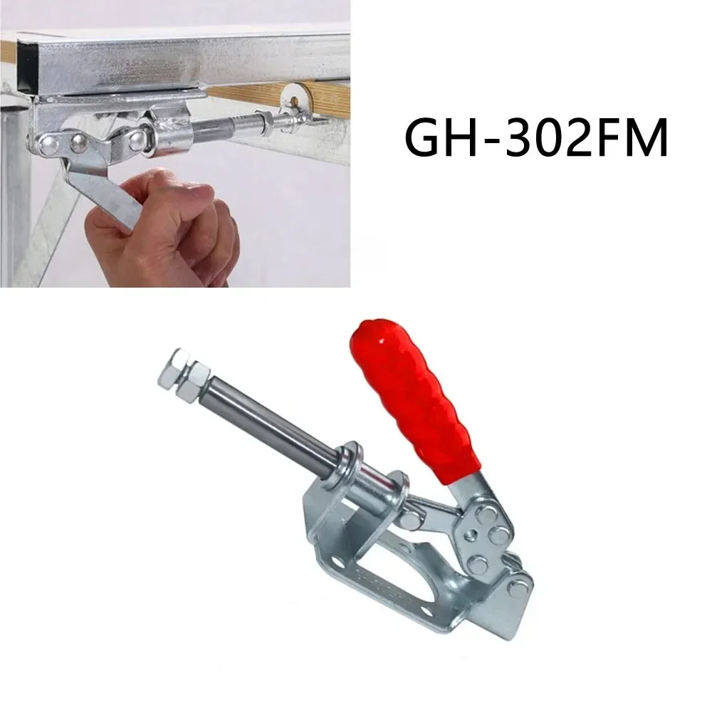 Plastic Handle GH 302 FM Toggle Clamp Holds 136Kg for Sheet Metal And Circuit Fixing