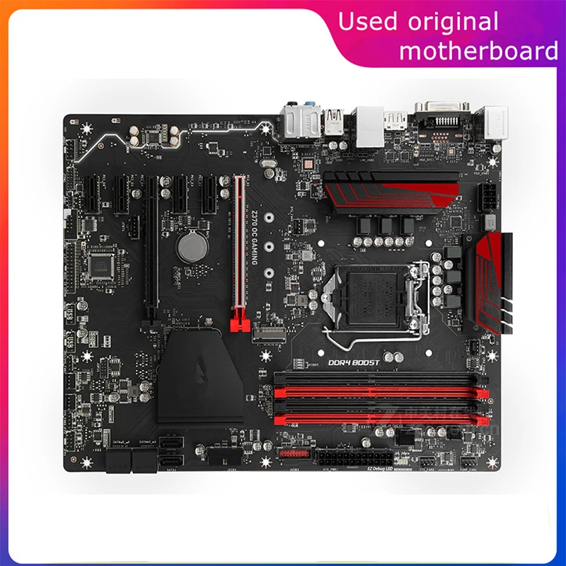 

Used LGA 1151 For Intel Z370 Z370 OC GAMING Computer USB3.0 SATA3 Motherboard DDR4 64G Desktop Mainboard