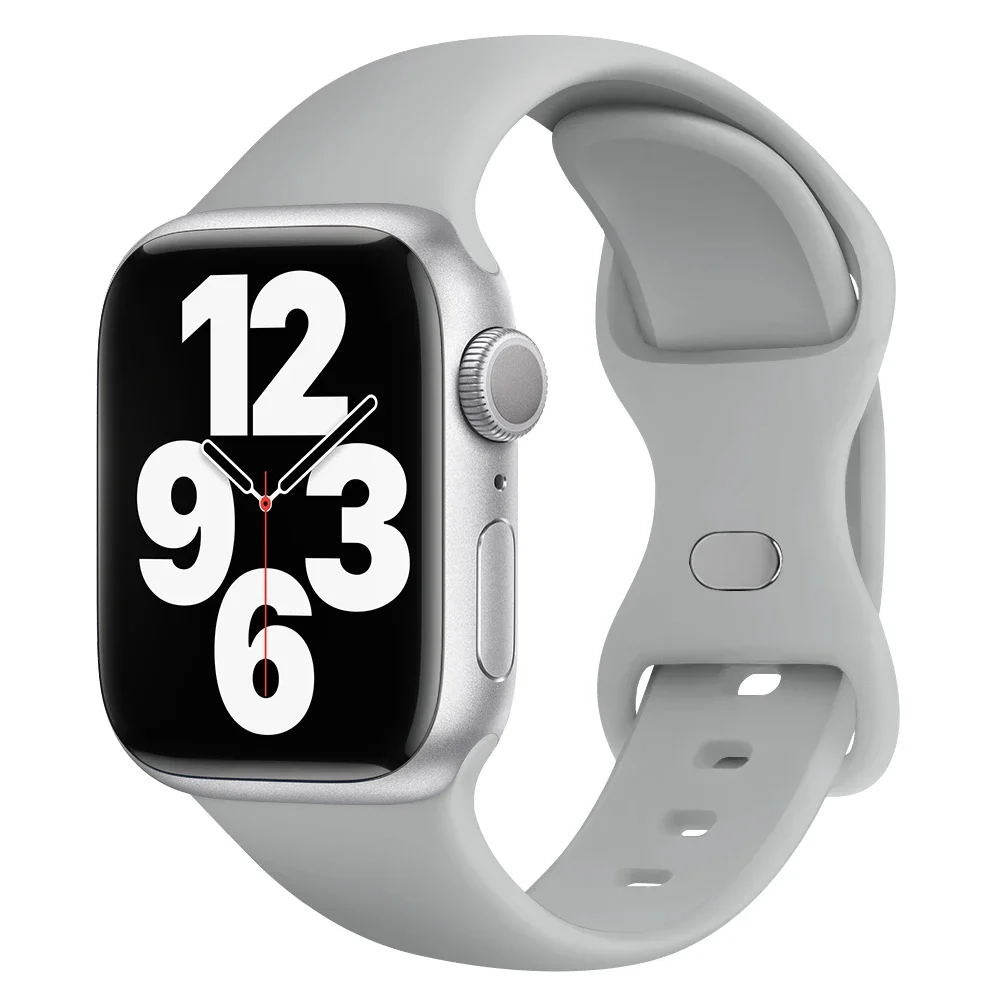 Premium Soft Silicone Smartwatch Band - Versatile Sport Strap Bracelet