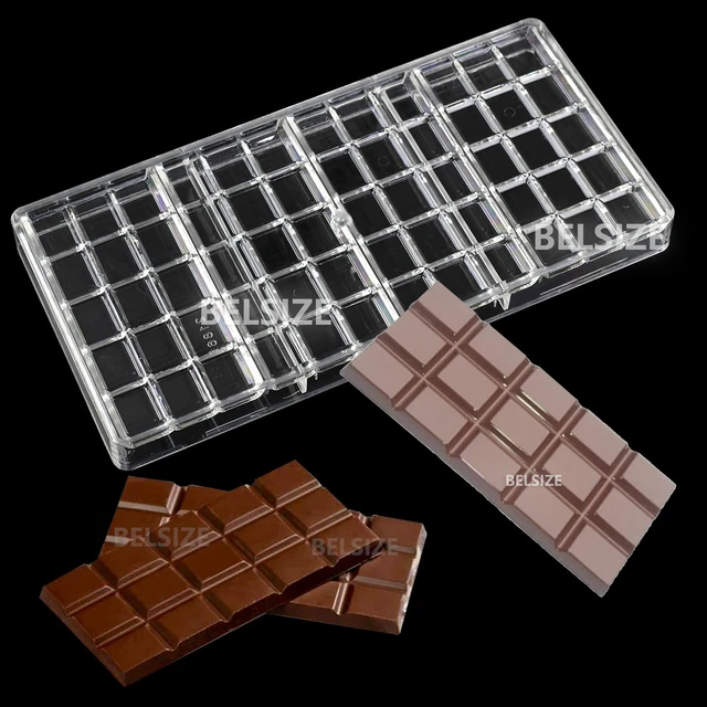 50g Chocolate Bar Mold Polycarbonate Rectangle Chocolate Mold Candy Bar  Bonbons Confectionery Tool Bakeware - AliExpress