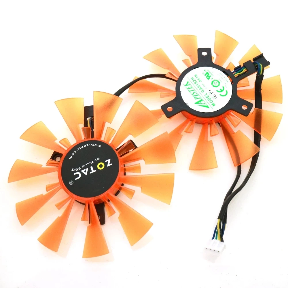 Muslimb 87Mm Dc12V 4 Fili 4Pin Per Zotac Gtx970-4Gd5 Gtx750Ti 760I Ventola Di Raffreddamento Della Scheda Grafica