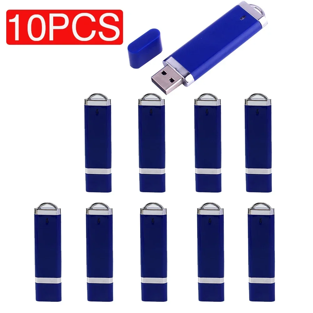 

10 PCS LOT USB Flash Drive 128GB Creative Gift Memory Stick 64GB Red Blue Pen Drive 32GB Green White U Disk Black Pendrive 16GB