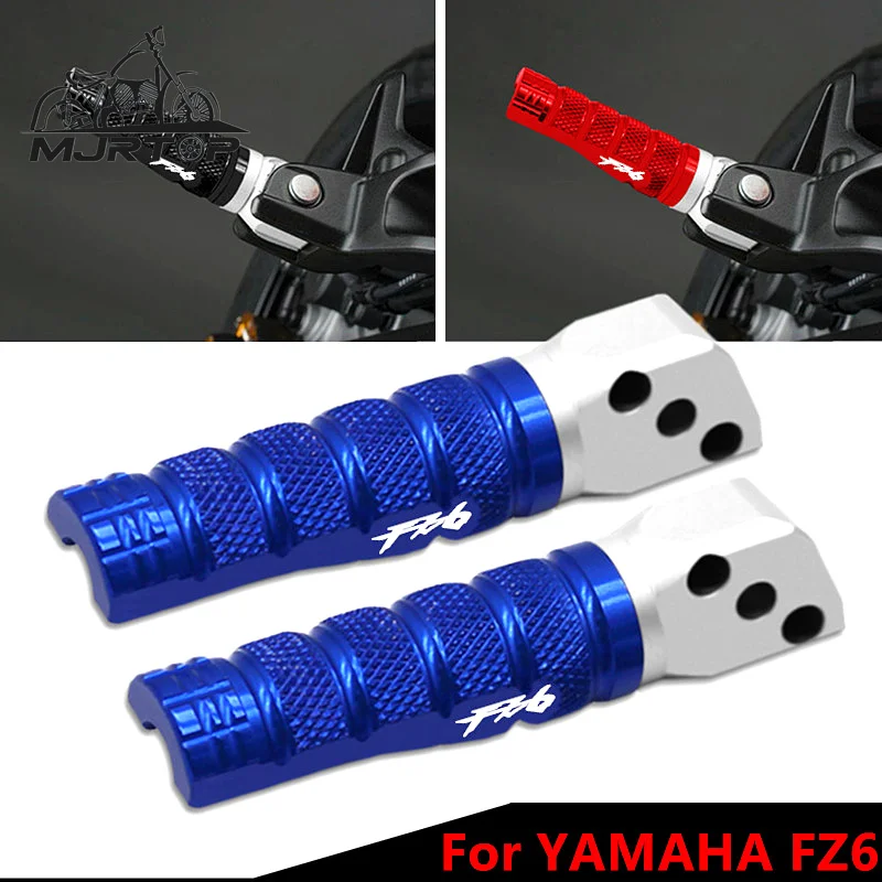 

For YAMAHA FZ6 FAZER fz6 Fazer 2011-2013 2011 2012 Motorcycle CNC Aluminum Rear pegs Footrest Passenger Foot Pegs Footrest Pedal