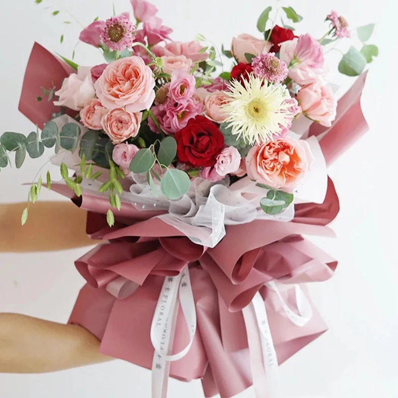 1 Stück Kunststoff-Blumenverpackungsliner, Pflanzenständer, Ständer, Verpackungsmaterial, Befestigung, Blumenstrauß, Basis, Arrangement, Blumenbedarf – Detail 7