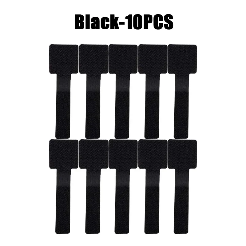 Reusable Velcro Cable Ties and Cord Organizer with Self-Adhesive Holder