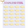 12 Pairs Stainless Steel Stud Earrings Set Punk Animal Crocodile Earrings  For Women Girls Goth Jewelry Accessories Wholesale 1