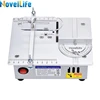 Mini Table Saw Small Woodworking Electric Bench Saw Handmade DIY Hobby Model Crafts Cutting Tool 775 Motor 96W 63mm HSS Blade R1 1