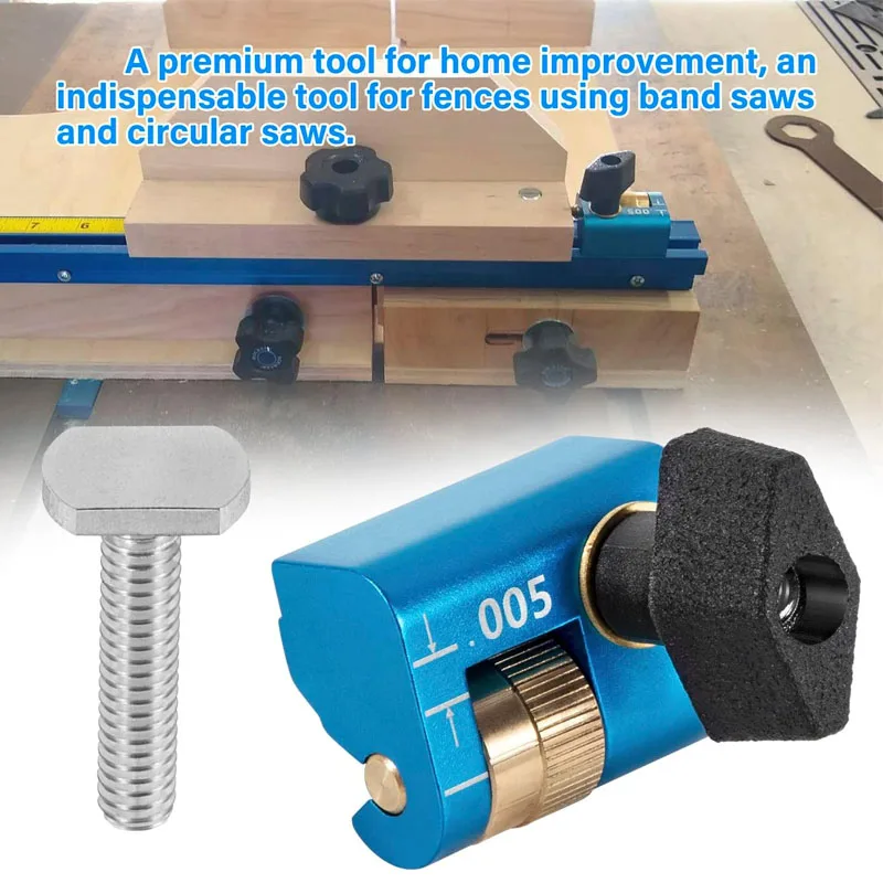 KMS7215 Micro-Adjuster for Kreg Precision Router Table #59575 and for Kreg Precision Band Saw Fence #26186