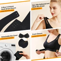 Soutien-gorge de massage électrique portable sans fil chauffant et vibrant pour la poitrine – Appareil stimulant les seins, prévient le relâchement des seins 6