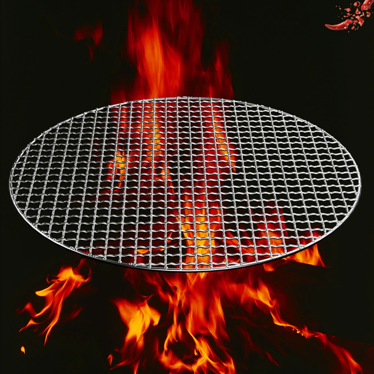 304 Stainless Steel Round BBQ Net Grill Mesh Roast Nets Bacon Grills Iron Nets Barbecue Accessories Non-stick BBQ Accessories