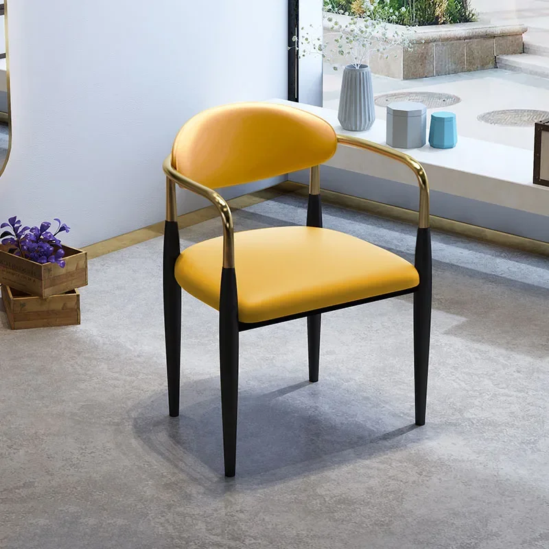 

Artist Mobile Dining Chairs Office Accent Hand Relax Luxury Chair Restaurant Creative Silla Escritorio Home Furniture WKK25XP
