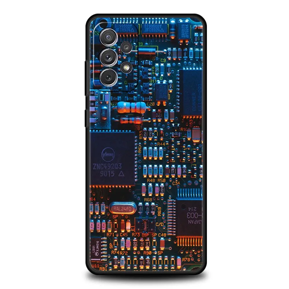 Inside Motherboard Circuit Design Phone Case