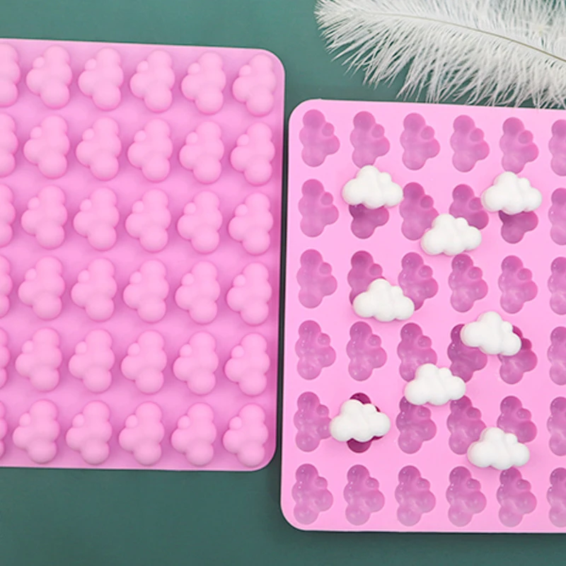 

Clouds Silicone Mold Weather Shape DIY Baking Cake Chocolate Fondan Ice Cube Mold Chocolate Mousse Cake Decor Baking Mould