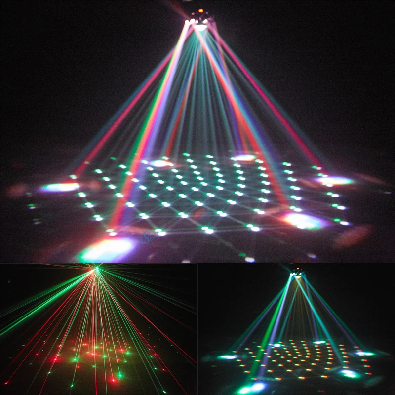 6 Arms LED Moving Head Light RGBW 4 in 1 Party Disco Ball Light Stage Effect Str
