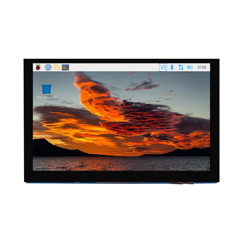 Raspberry Pi 5 Inch DSI LCD Capacitive Touch Screen 800x480 MiPi Display For RPi 5 4B 3B+ 3B Monitor with Holder