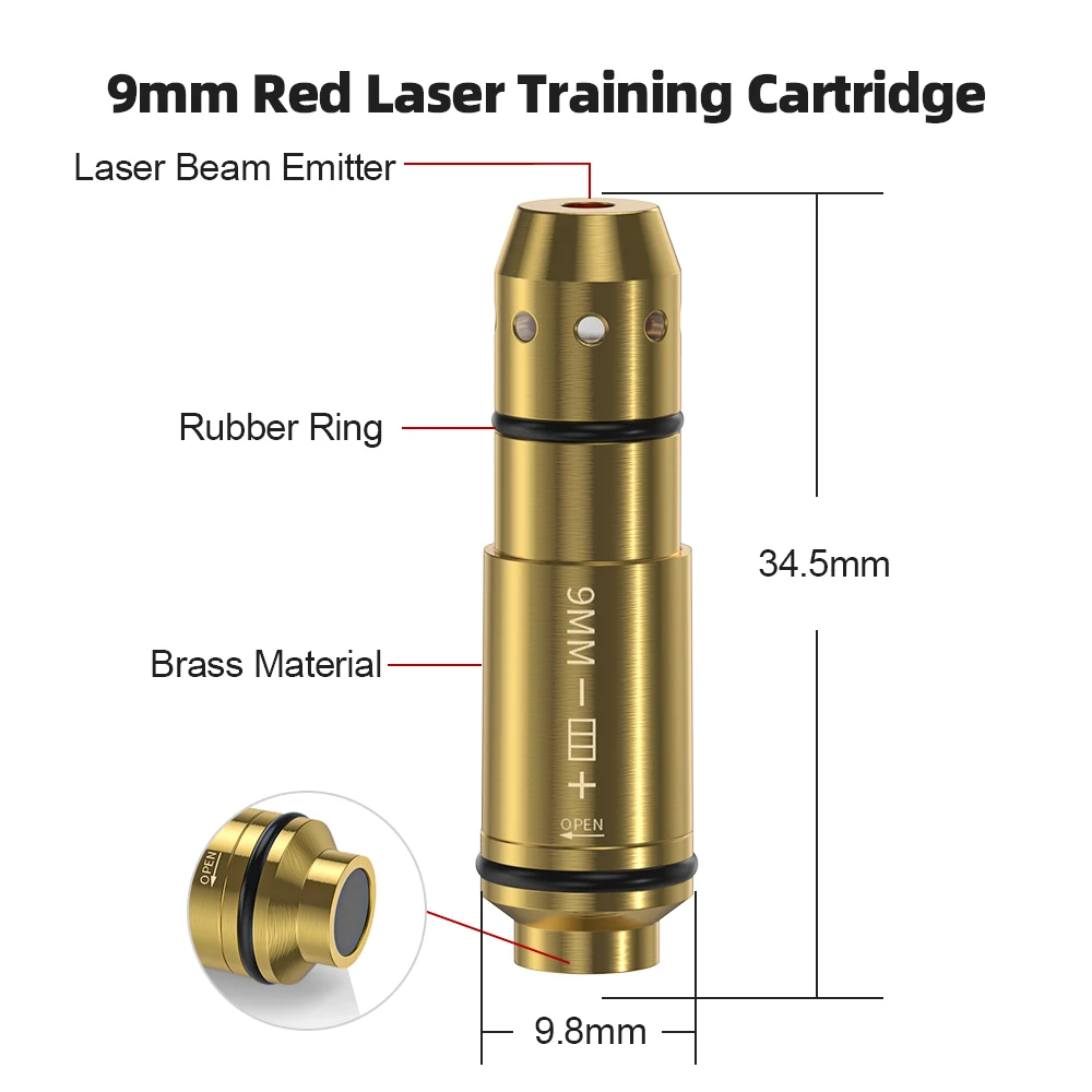 9MM training calibrator dual-purpose mode
