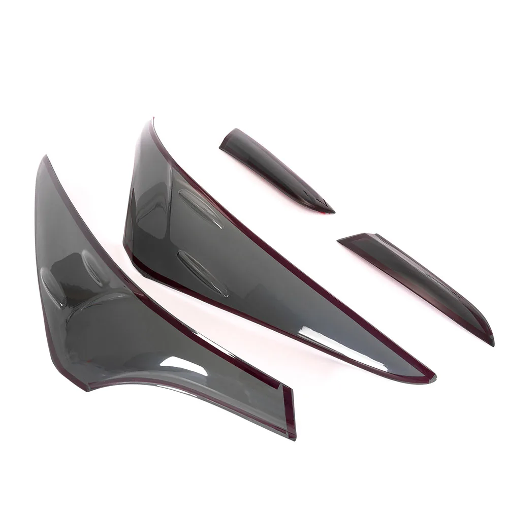 4pcs Tail Light Cover Trim Tail Lamp Shade Kit Smoked Black Lamp Hood Car Exterior Refit Parts Fit For Toyota Camry 2018-2022