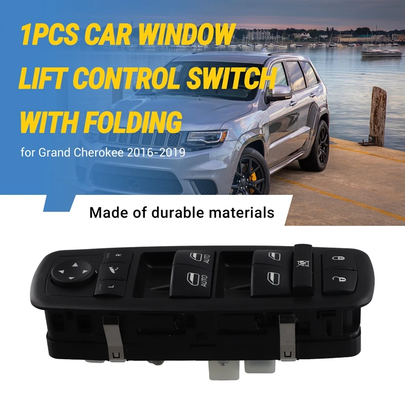 Car Driver Side Electric Window Glass Lift Control Switch With Folding 68319803AA For Jeep Grand Cherokee-LHD