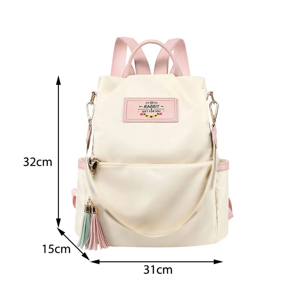 Kawaii Rabbit Harajuku Canvas School Backpack